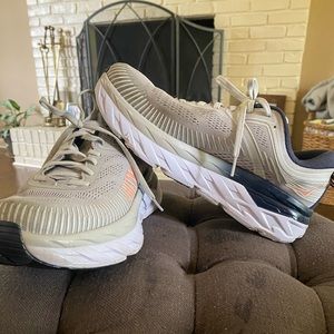 HOKA Bondi 7 Lunar Rock Black Iris Women's 9.5